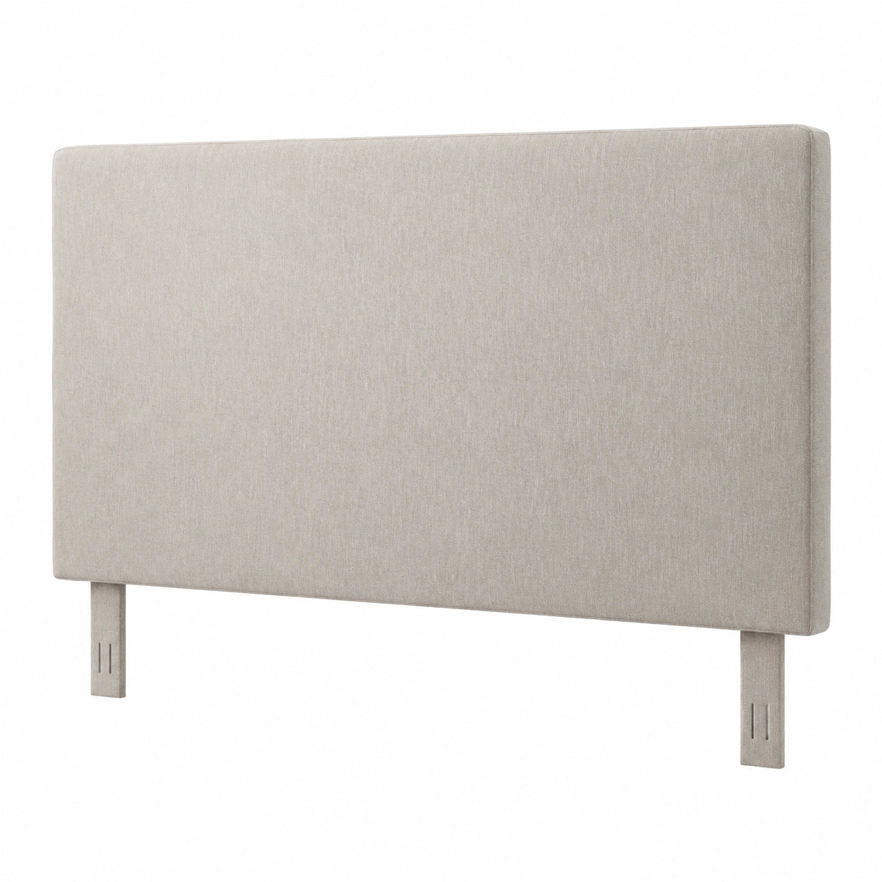 Cabecero de Cama Tapizado en Lino Beige 135x70 cm