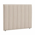 Cabecero Tapizado Antimanchas Crudo 151x125 cm para Cama de 135/150 cm