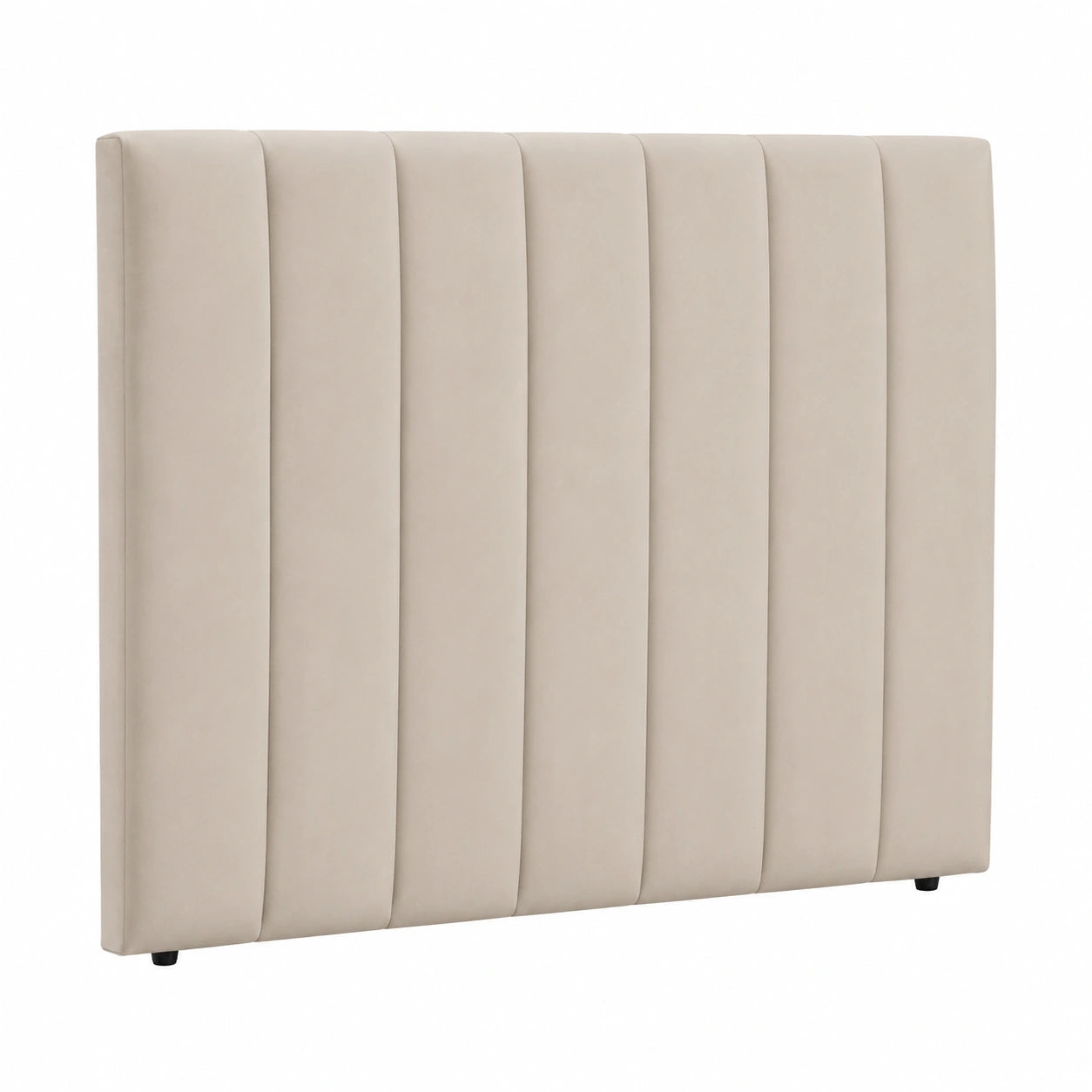 Cabecero Tapizado Antimanchas Crudo 151x125 cm para Cama de 135/150 cm