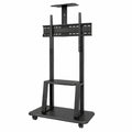Soporte Móvil para TV de 55 a 75 Pulgadas con Ruedas - VESA 600x400mm - Negro