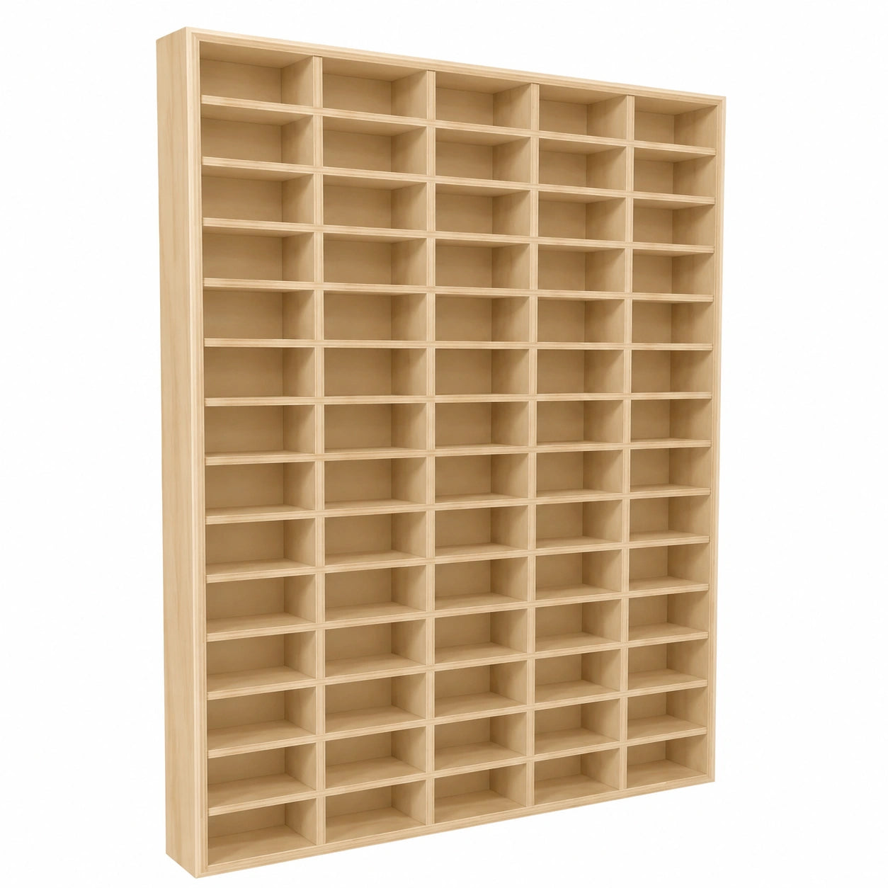 Estantería de Madera para Coches de Juguete, 92 Compartimentos, Ideal para Organización y Exhibición