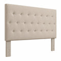 Cabecero Tapizado Antimanchas para Cama Moderna, Modelo París, Disponible en Varias Medidas y Colores (Beige, 150x70 cm)