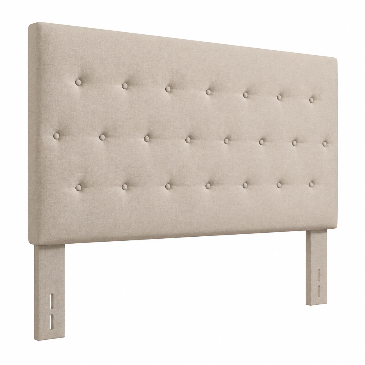 Cabecero Tapizado Antimanchas para Cama Moderna, Modelo París, Disponible en Varias Medidas y Colores (Beige, 150x70 cm)