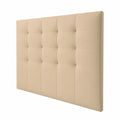 Cabecero Dinamarca Acolchado en Polipiel Premium, 160x120 cm Para Cama 150/160 Beige