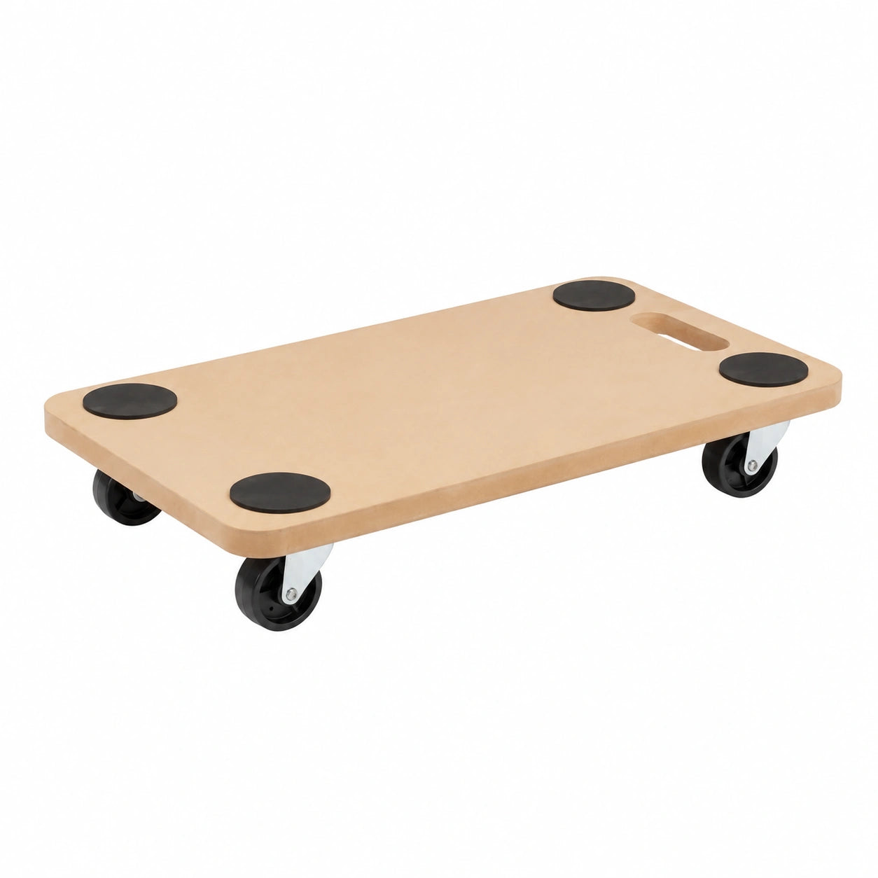 Carro Plataforma con Ruedas para Muebles y Plantas, Soporte Ajustable de Madera - 58x30cm