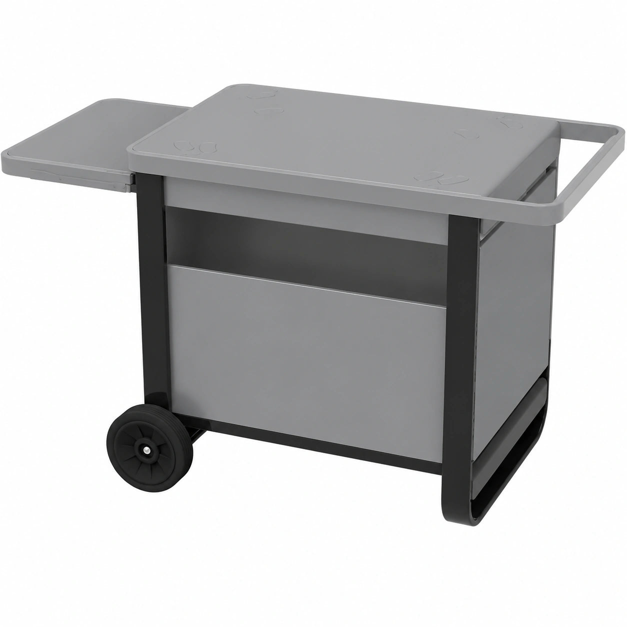 Carro de Lujo para Barbacoas Campingaz con Estante Lateral y Almacenamiento