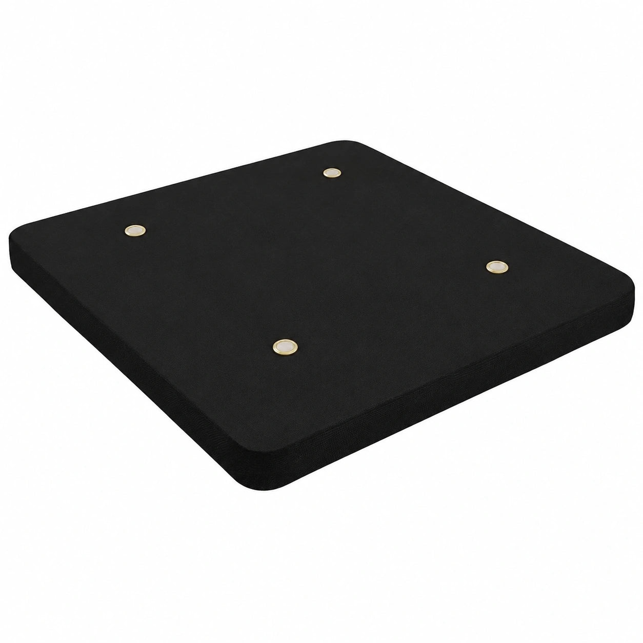 Base Tapizada Negra 3D con Válvulas de Ventilación 105x190 cm