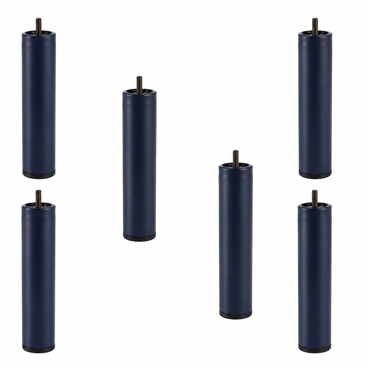 Patas Metálicas Cilíndricas para Base Tapizada, 32CM, Hogar24 ES
