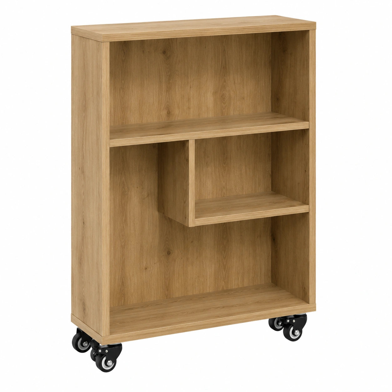 Carrito de Cocina Roble con Ruedas 48x13x68cm