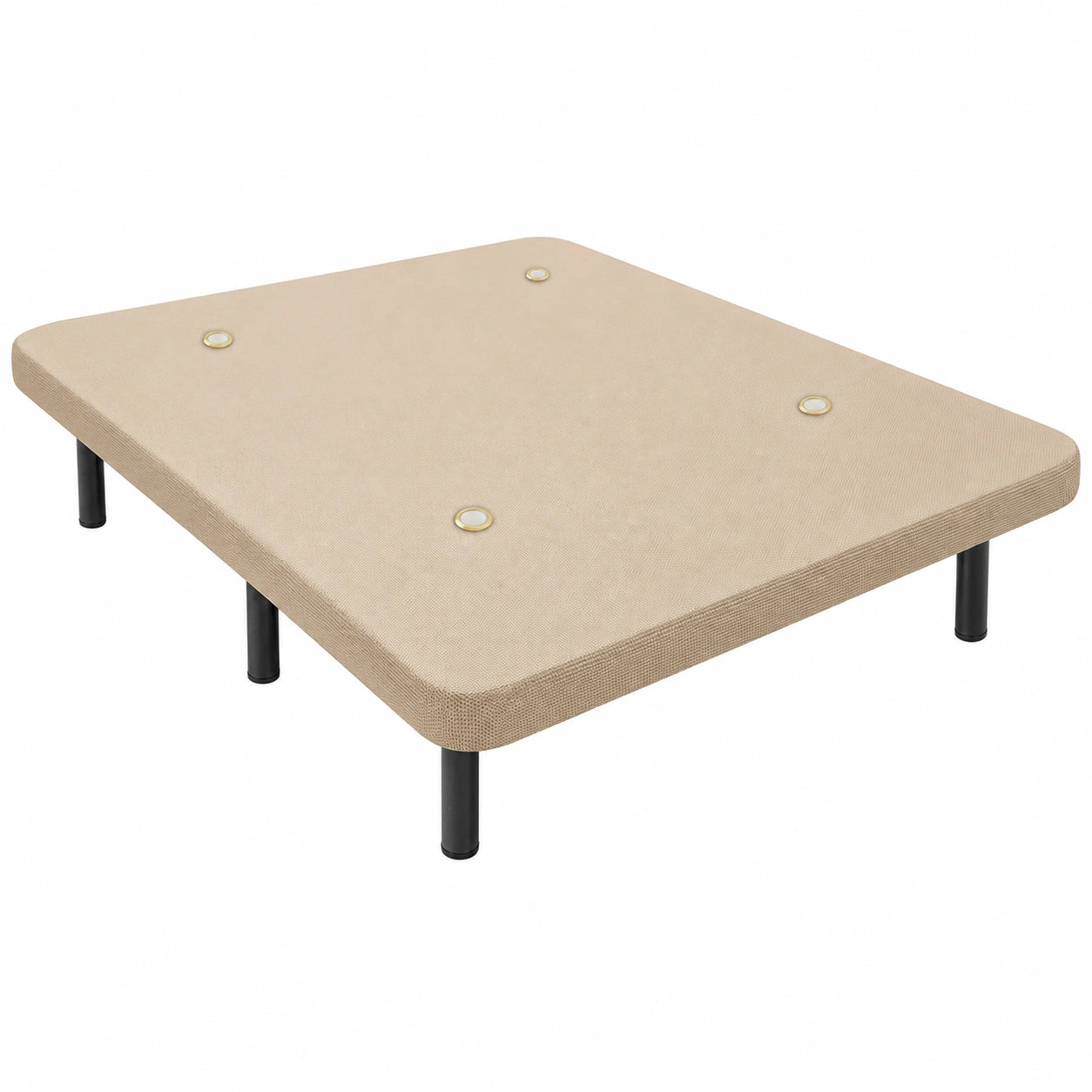 Base Tapizada Hogar24 con Patas de Metal y Tejido Transpirable 135x190 cm