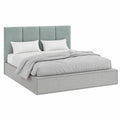 Cabecero de Cama 165 cm Tapizado Antimanchas Verde - DecorQUALITY Granada