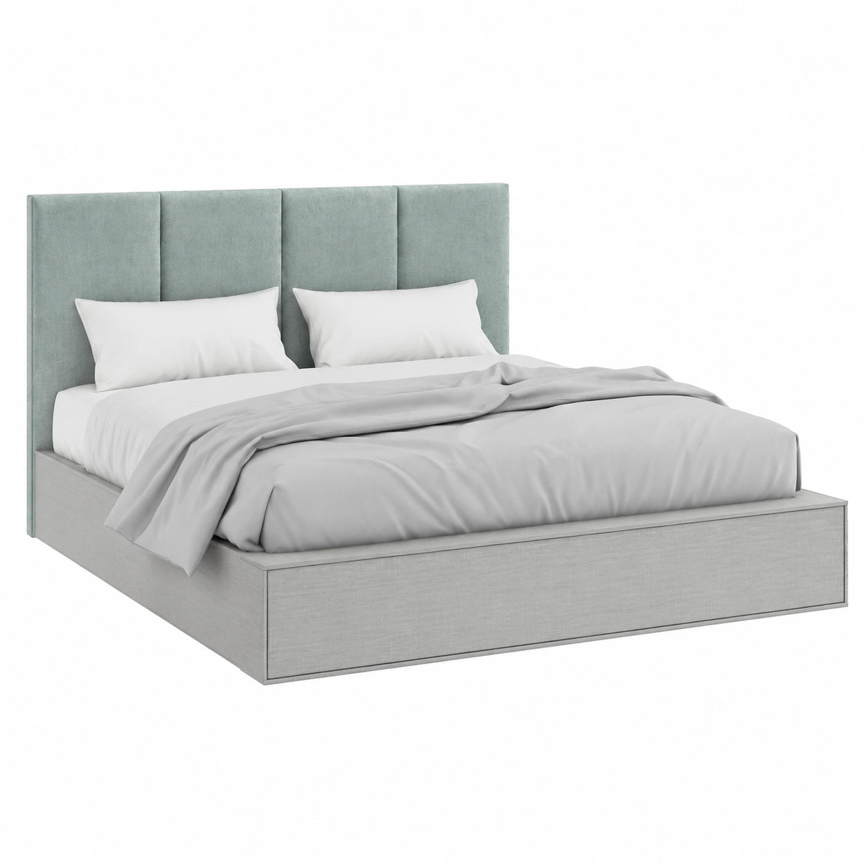 Cabecero de Cama 165 cm Tapizado Antimanchas Verde - DecorQUALITY Granada