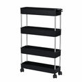 Carro de Cocina Vertical con Ruedas y Cajones de Plástico