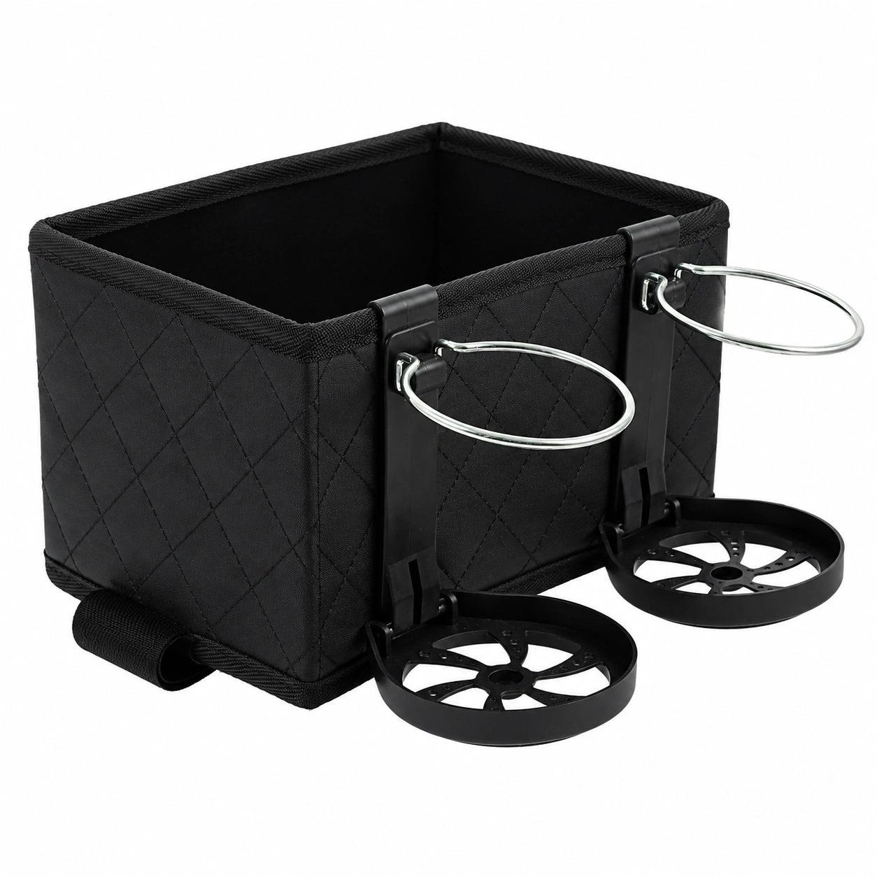 Organizador de Consola Lateral para Coche con Portavasos - Cabilock